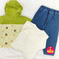 Limbu Timbu - Loose Fit Olive Green Casual 3 pc Set for boy