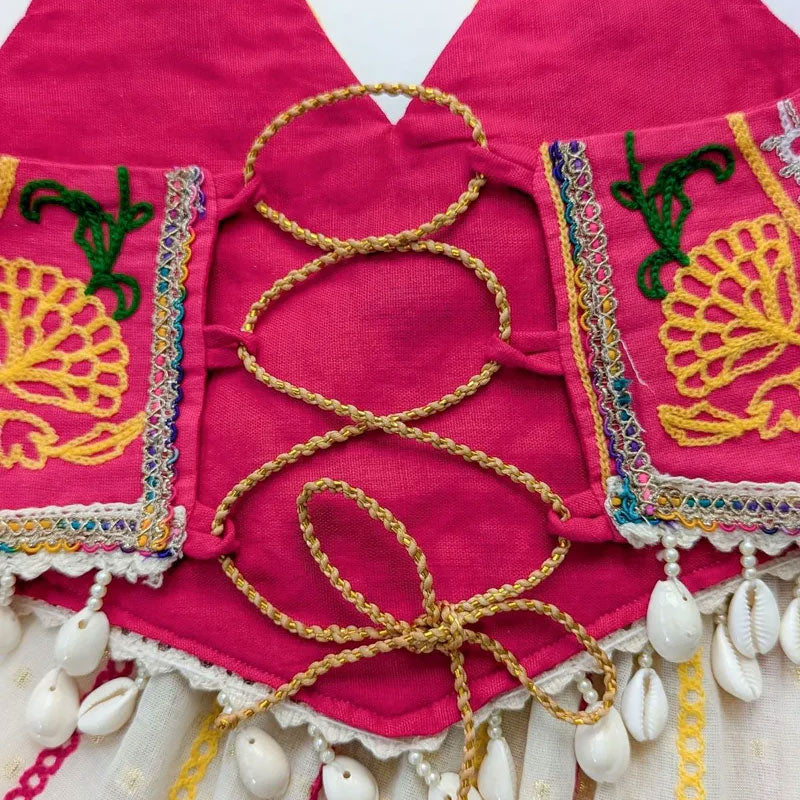 Methi Yellow Maharani Baby Girl Chaniya Choli
