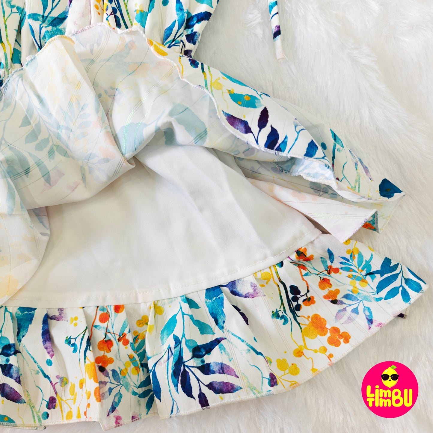 Limbu Timbu- Floral Print Casual Frock- Rama