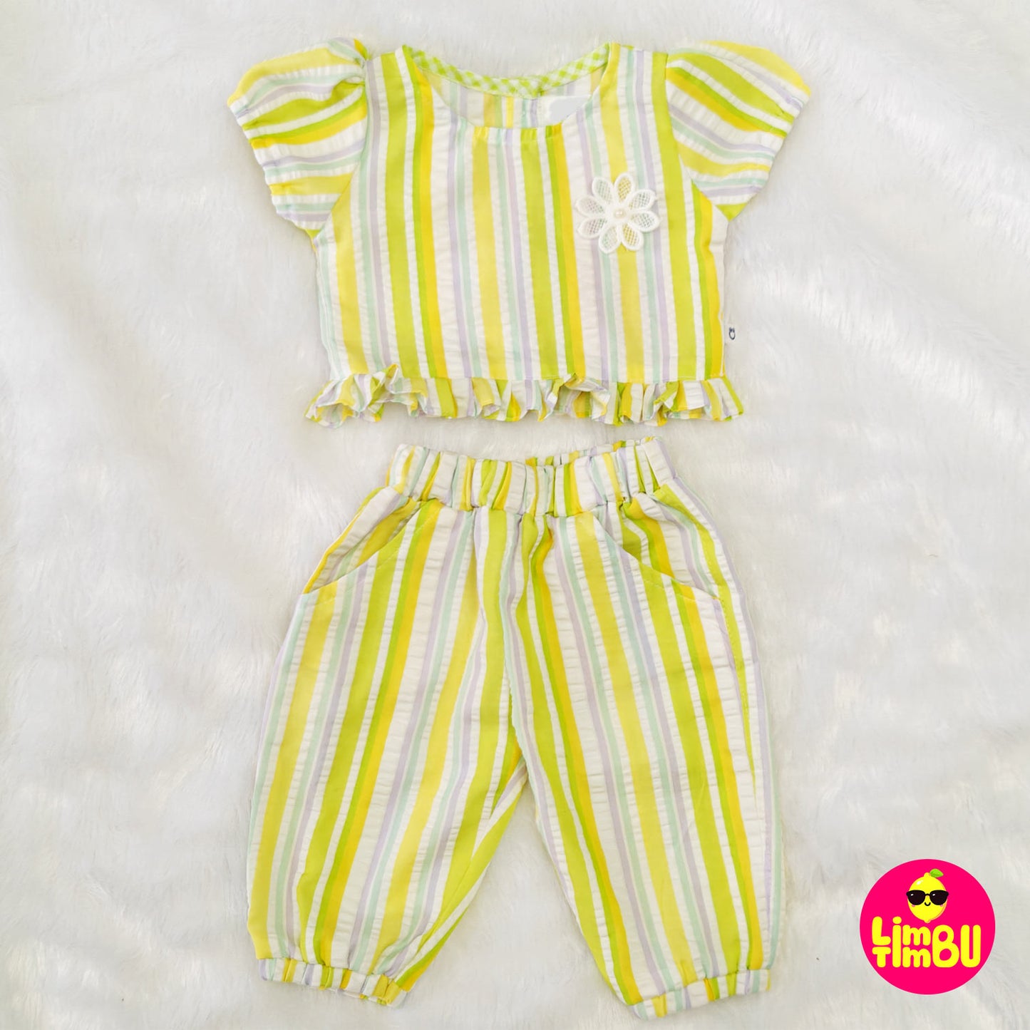 K2089 Lemon yellow 2 pc set