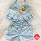 K2005 shorts set -Blue