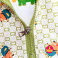 Limbu Timbu - Loose Fit Olive Green Casual 3 pc Set for boy