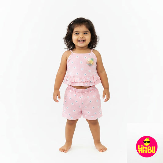 K2005 shorts set -Pink