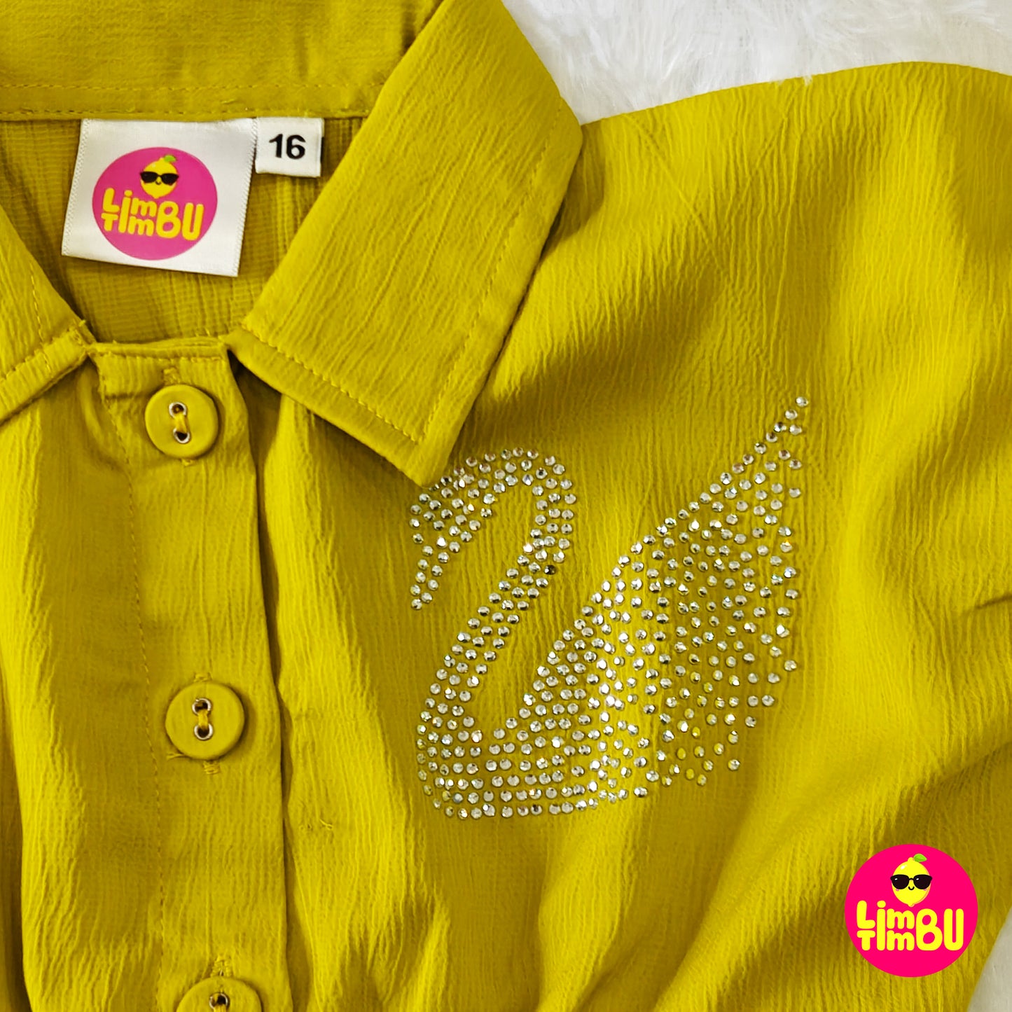 Limbu Timbu- Mustard Western Frock
