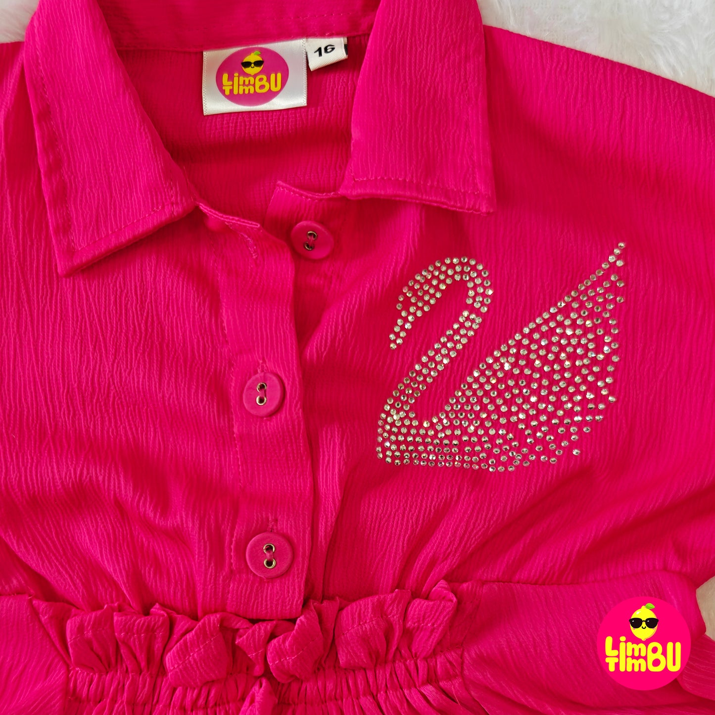 Limbu Timbu- Deep Pink Western Frock