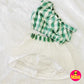 KF2013 Net skirt top-Green