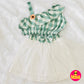 KF2013 Net skirt top-Green