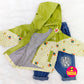 Limbu Timbu - Loose Fit Olive Green Casual 3 pc Set for boy