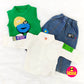 Limbu Timbu - Dark Green Sleeveless Jacket Casual 3 pc Set