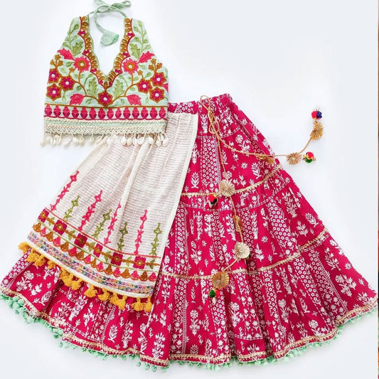 Rani Rangili Girls Ghaghra Choli