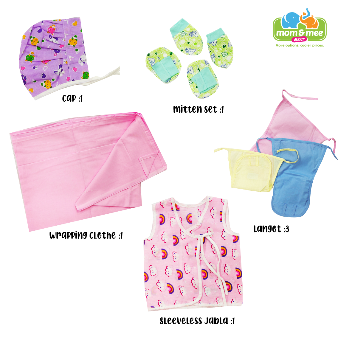 Pure Cotton Starter Welcome Kit - 7 Items